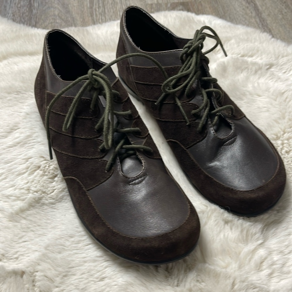 Portlandia Leather Oxford Shoes Size 7